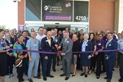 Ribbon cutting at St. Michael Health System's new ED