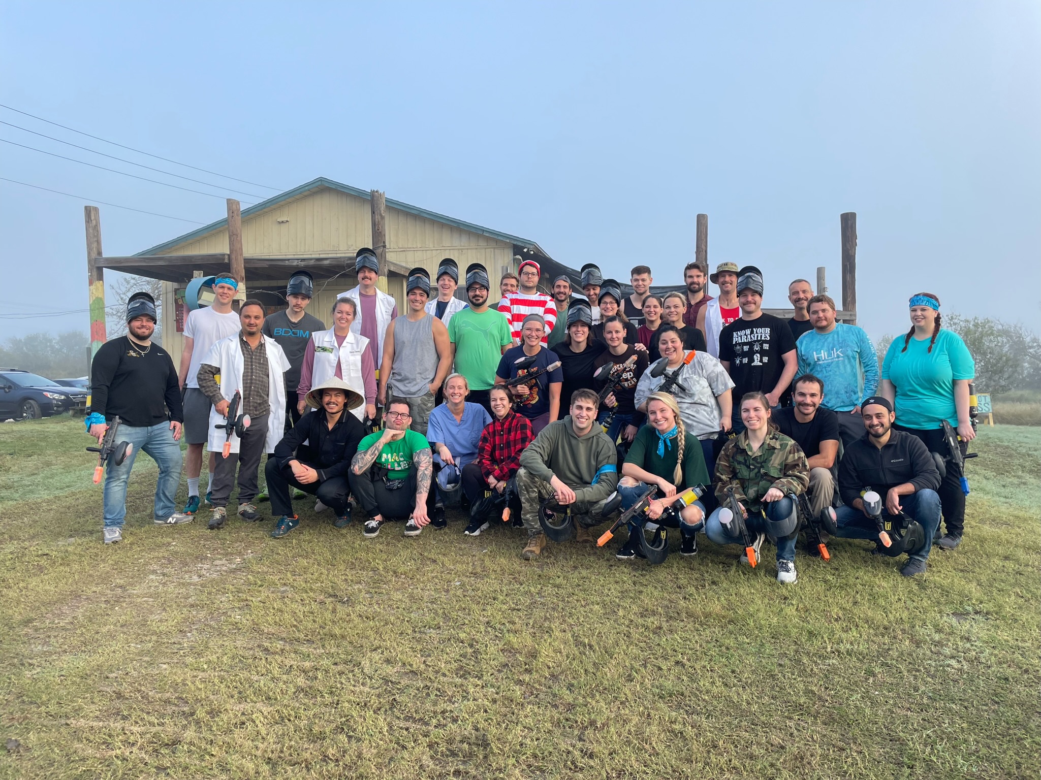 Faculty vs. Residents Paintball Day