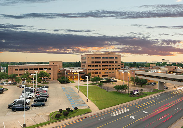 Aerial image of CHRISTUS in Longview Good Shepherd Hospital